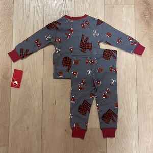 Petit Lem Cotton 2-Piece Holiday Pyjamas, 12 months